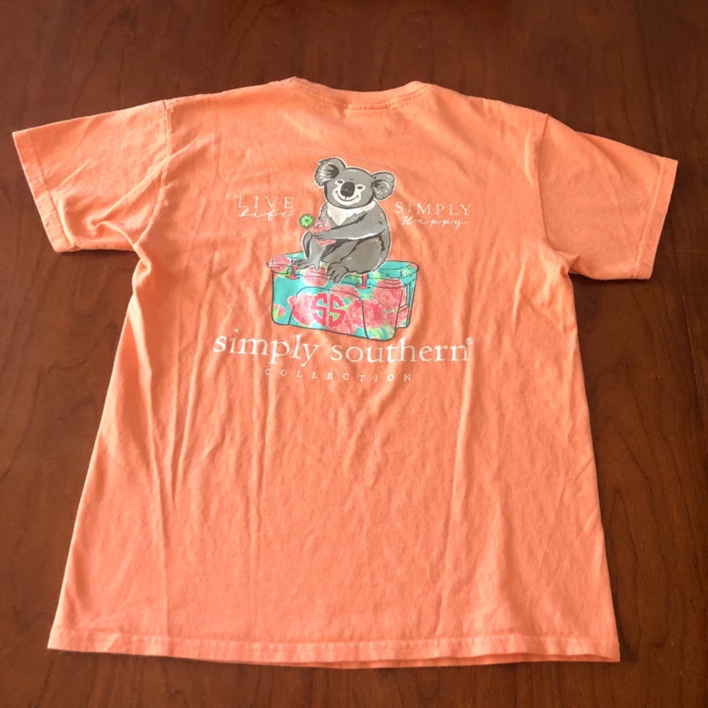 Simply Southern Orange Koala Bear and Cooler
